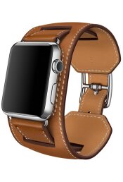 Kunstnahast lai kellarihm Apple watch Pruun 38/40/41