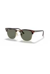 P&auml;ikeseprillid Ray-Ban Clubmaster Tortoise on Gold G-15 Green XXL