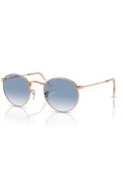 P&auml;ikeseprillid Ray-Ban Round Metal Rose Gold Clear & Blue L