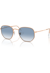 P&auml;ikeseprillid Ray-Ban Hexagonal Rose Gold Clear & Blue XL