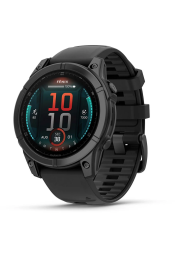 Spordikell Garmin fenix E 47mm AMOLED Slate Gray Steel Black Band