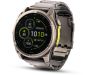Spordikell Garmin fenix 8 51mm Solar Sapphire Titanium Yellow with Grey Titanium Band