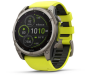 Spordikell Garmin fenix 8 51mm Sapphire Solar Titanium with Yellow Band Solar Sapphire Titanium with Yellow Band