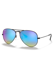 P&auml;ikeseprillid Ray-Ban Aviator Large Metal Black Blue Flash XXL