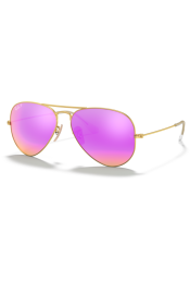 P&auml;ikeseprillid Ray-Ban Aviator Large Metal Gold Cyclamen Flash XL