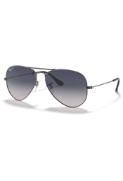 P&auml;ikeseprillid Ray-Ban Aviator Large Metal Gunmetal Blue/Grey XL