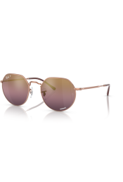 P&auml;ikeseprillid Ray-Ban Jack Rose Gold Gold/Red L