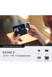 Mikrofon DJI Mic 3 2TX+ 1RX+ Laadimiskarp