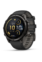 Spordikell Garmin fenix 9 47mm Pro inReach - Carbon Gray DLC Titanium with Black/Pebble Grey Silicone Band