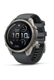 Spordikell Garmin fenix 9 47mm Pro - Titanium with Graphite/Black Silicone Band