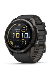 Spordikell Garmin fenix 9 51mm Pro - Carbon Gray DLC Titanium with Black/Pebble Grey Silicone Band