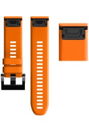 Kiirkinnitusega kellarihmad 20mm Silikoon - oranž