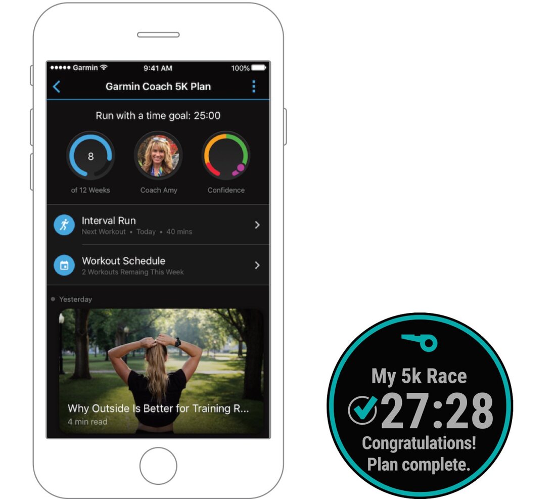 Gear up with Garmin Coach