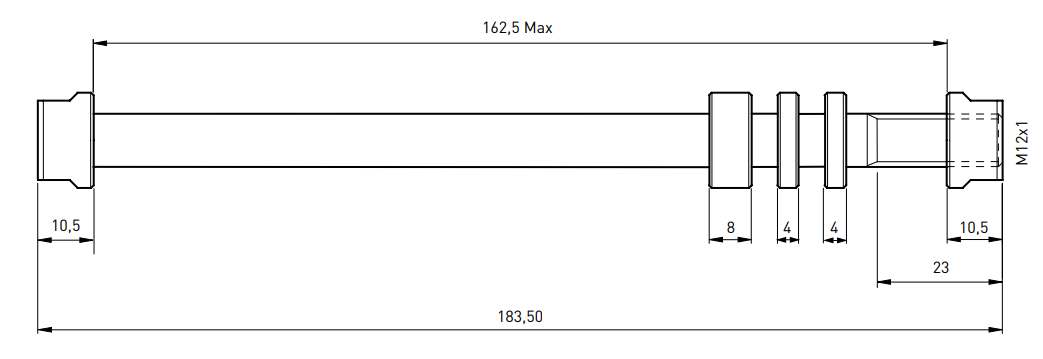 Diagram of E-Thru 12 mm (T1707)