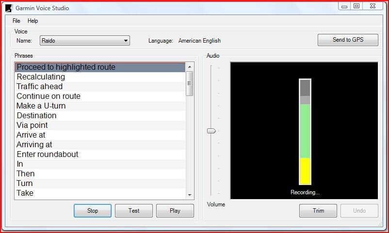 Garmin Voice Studio step3